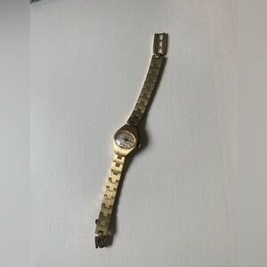 Gold Tone Benrus Women's Bracelet Watch Vintage Works